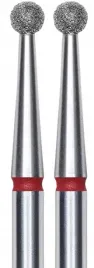 2-x-staleks-frez-diamentowy-kulka-czerwona-expert-trwaly-srednica-25mm