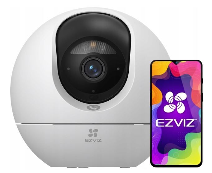 Kamera Obrotowa 8Mpx 4K WiFi EZVIZ C6c Wewnętrzna audio Aplikacja Detekcja