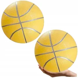 pilka-plazowa-gumowa-pastelowa-zolta-lekka-20cm