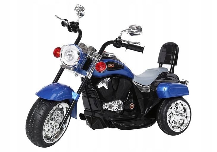 ﻿MOTOR CHOPPER NA AKUMULATOR DLA DZIECKA TR1501 ŚWIATŁA LED PANEL MP3
