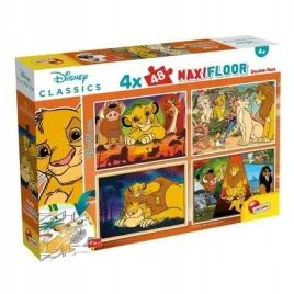 puzzle-maxifloor-4x48-disney-krol-lew-lisciani