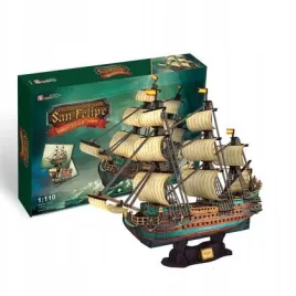 puzzle-3d-zaglowiec-san-felipe-xl-cubic-fun