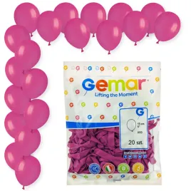 balony-a50-pastel-fuksjowy-gemar-5-20-szt
