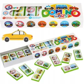 domino-gra-planszowa-zrecznosciowa-ukladanka-pojazdy-kolorowy-zestaw-auta