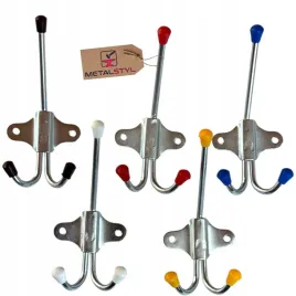 wieszak-scienny-potrojny-przykrecany-na-ubrania-kapeluszowy-prl-5-sztuk