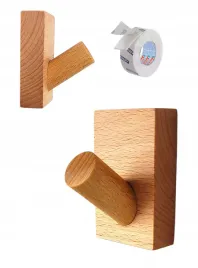wieszak-drewniany-samoprzylepny-na-sciane-wieszaki-na-ubrania-scienne-buk