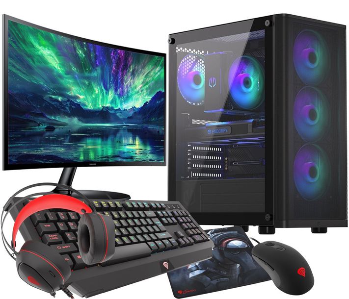 GAMING PC VENTUM Ryzen 9 5900X RTX 4060 32GB SSD 1TB WIFI 27