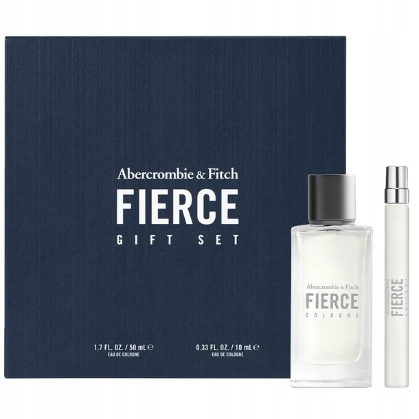 abercrombie & fitch fierce cologne woda kolońska 50 ml   zestaw