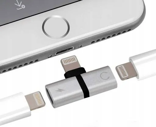 adapter-przejsciowka-lightning-2w1-iphone-ipad-silver