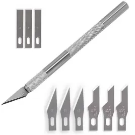 razor-blade-set-skalpel-noz-modelarski-nozyk-precyzyjny-9-ostrzy