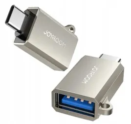 adapter-usb-c-meski-usb-a-zenski-z-oczkiem-na-smycz-s-h151-srebrny