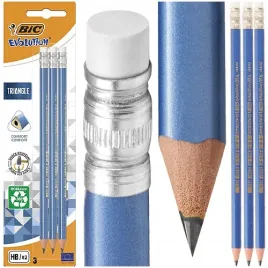 olowek-z-gumka-hb-trojkatny-bezdrzewny-bic-evolution-triangle-3-szt