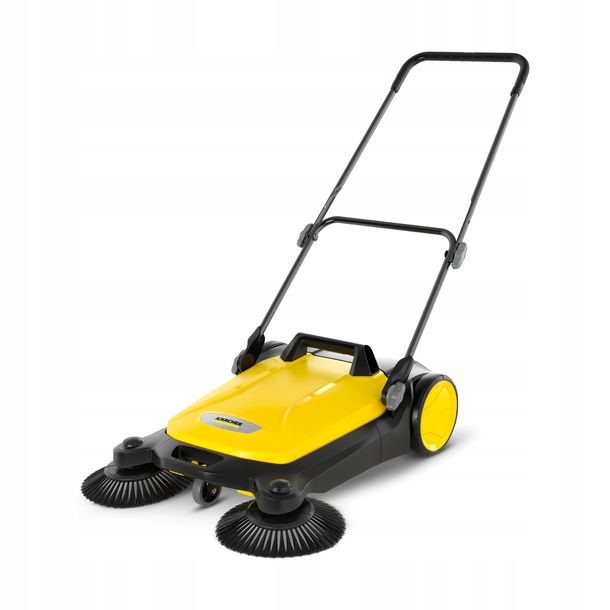 ﻿KARCHER S 4 TWIN ZAMIATARKA DO KOSTKI LIŚCI RĘCZNA 2 SZCZOTKI-Zdjęcie-0