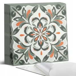 kafelki-winylowe-z-nadrukiem-kwiatowy-motyw-z-zielonymi-liscmi-9-x-30x30-cm