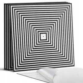 zestaw-kafelkow-winyl-wzor-koncentrycznych-linii-w-kwadratach-4-x-50x50-cm