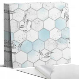 kafelki-winylowe-samoprzylepne-heksagonalna-mozaika-z-liscmi-4-x-50x50-cm