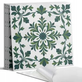 komplet-kafelkow-winyl-roslinny-wzor-z-dekoracyjnymi-detalami-4-x-50x50-cm