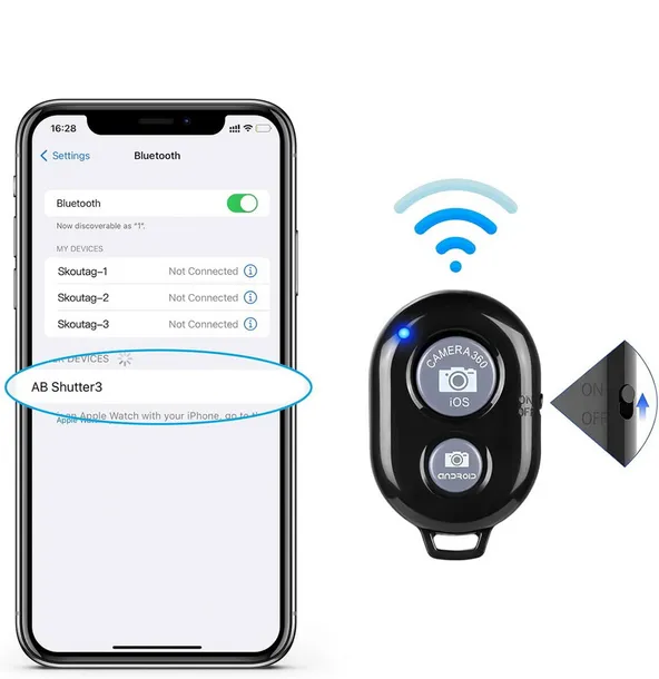 pilot-bluetooth-wyzwalacz-do-zdjec-selfie-telefonem-iphone-ios-android-rodzaj-wymienny-pasek-bransoleta