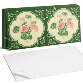kafelki-winylowe-z-nadrukiem-kwiatowy-motyw-z-zielonymi-liscmi-6-x-60x30-cm