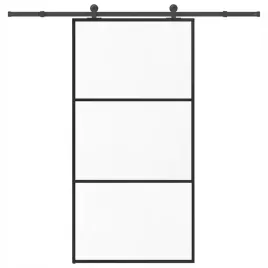 vidaxl-drzwi-przesuwne-z-osprzetem-102x205-cm-szklo-esg-i-aluminium