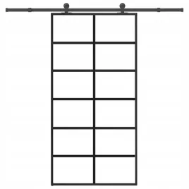 vidaxl-drzwi-przesuwne-z-osprzetem-102x205-cm-szklo-esg-i-aluminium