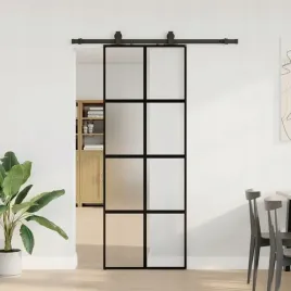 vidaxl-drzwi-przesuwne-z-zestawem-okuc-czarne-76x205cm-szklo-hartowane