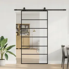 vidaxl-drzwi-przesuwne-z-zestawem-okuc-czarne-102x205-cm-esg-szklo