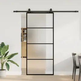 vidaxl-drzwi-przesuwne-z-zestawem-okuc-czarne-90x205-cm-esg-szklo