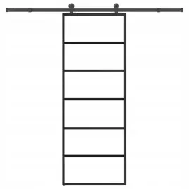 vidaxl-drzwi-przesuwne-z-osprzetem-szklo-esg-i-aluminium-76x205-cm