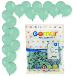 balony-a50-pastel-mietowy-gemar-5-20-szt