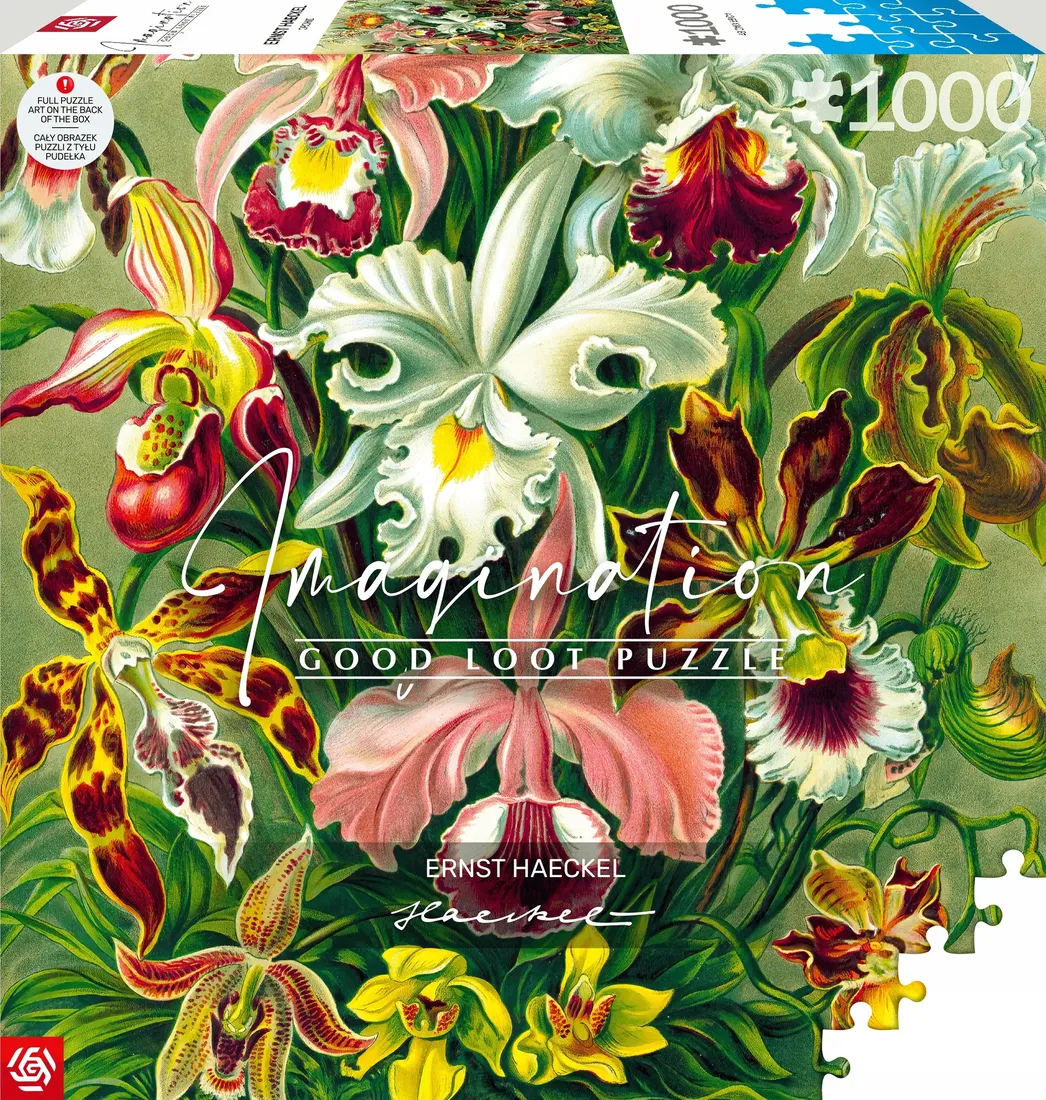 d*9様 373希少RIETZSCHEL PROLINEAR1.9/13.5cm PUZZLE: ERNST HAECKEL ORCHIDEA / ORCHID 1000 ELEMENTÓW – 264019229