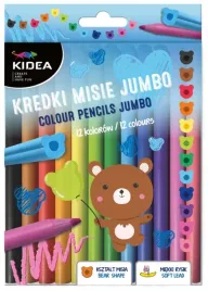 kredki-misie-jumbo-12-kolorow-kidea