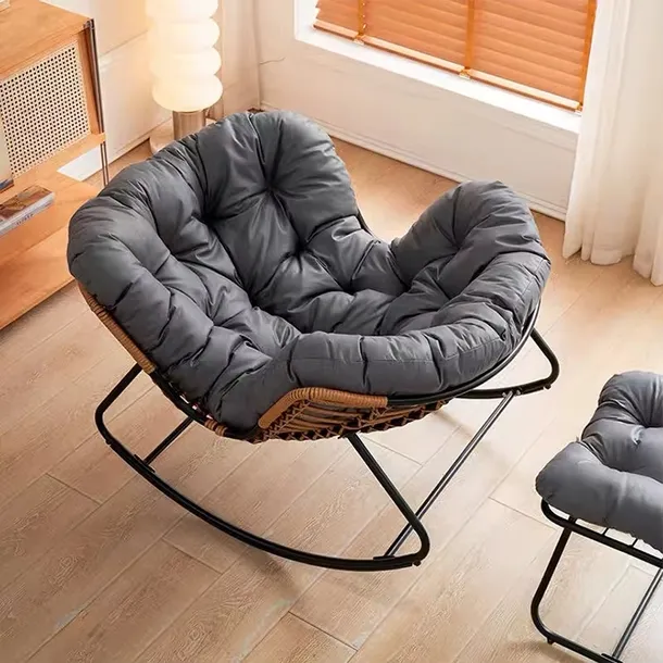 nowoczesny-fotel-bujany-skandynawski-kokon-szary-z-podnozkiem-stan-nowy