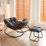 nowoczesny-fotel-bujany-skandynawski-kokon-szary-z-podnozkiem-stan-nowy