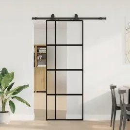 vidaxl-drzwi-przesuwne-z-zestawem-okuc-czarne-76x205cm-szklo-hartowane