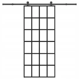 vidaxl-drzwi-przesuwne-z-osprzetem-90x205-cm-szklo-esg-i-aluminium