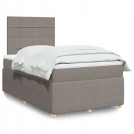 vidaxl-lozko-kontynentalne-z-materacem-taupe-120x190-cm-tkanina