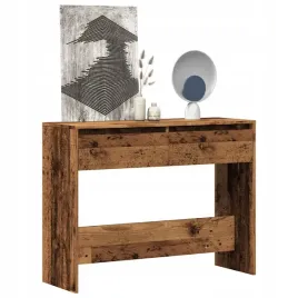 vidaxl-stolik-konsolowy-stare-drewno-100x35x765-cm