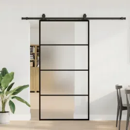 vidaxl-drzwi-przesuwne-z-zestawem-okuc-czarne-102x205-cm-esg-szklo