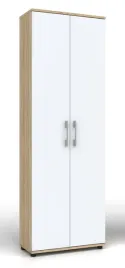 regal-szafa-biurowa-g-60-2d-dab-sonoma-biale-drzwi
