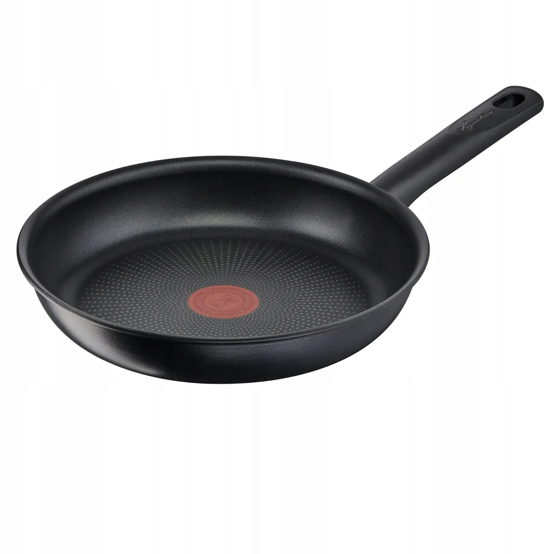 Lagostina Anti-aanbakpan, 100% gerecycled aluminium, 30 cm, inductiepan voor gas en oven, thermosignaal kookweergave, krasbestendige coating, ergonomische handgreep