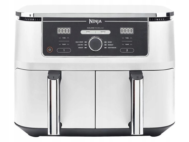 Frytkownica beztłuszczowa Airfryer NINJA AF400EUWH 2470W 9,5l Dwa kosze