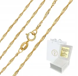 zloty-lancuszek-krecony-585-komunia-chrzest