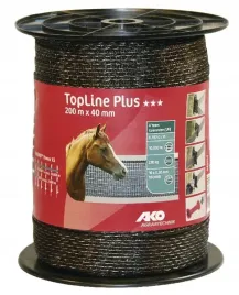 tasma-ogrodzeniowa-top-line-plus-40-mm-200-m-brazowa-ako-449553