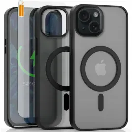 etui-do-apple-iphone-15-magsafe-czarne-matowe-wzmacniane-szklo-9h-25d