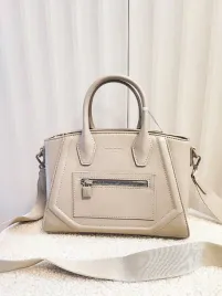 david-jones-torebka-mini-shopper-bezowa-zip