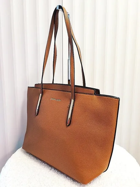 pierre-cardin-torba-shopper-camelowa