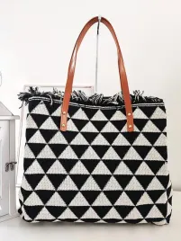 torba-shopper-materialowa-na-ramie-czarna-z-bialym-geometryczna