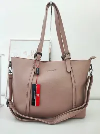pierre-cardin-torba-shopper-pudrowa