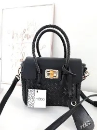 nobo-mini-torebka-shopper-czarna-pleciona